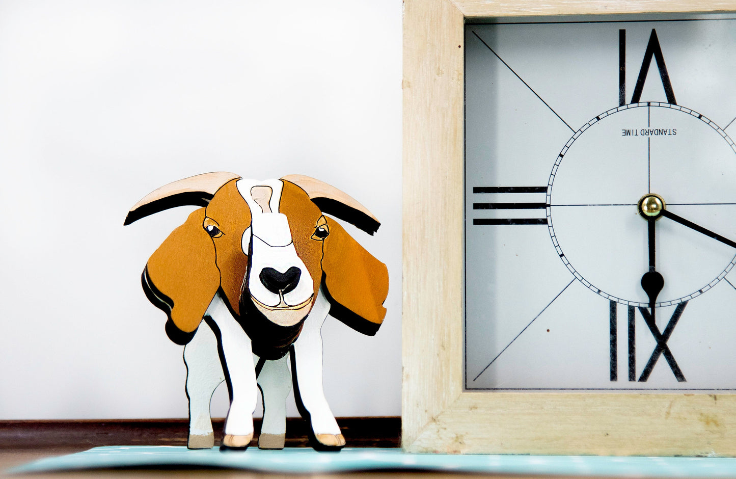 Custom goat eyeglasses holder- Glasses stand