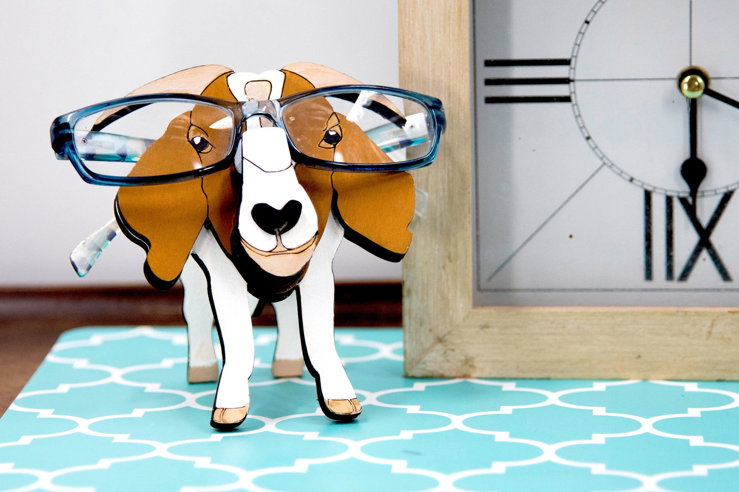 Custom goat eyeglasses holder- Glasses stand