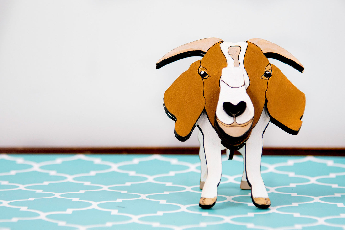 Custom goat eyeglasses holder- Glasses stand