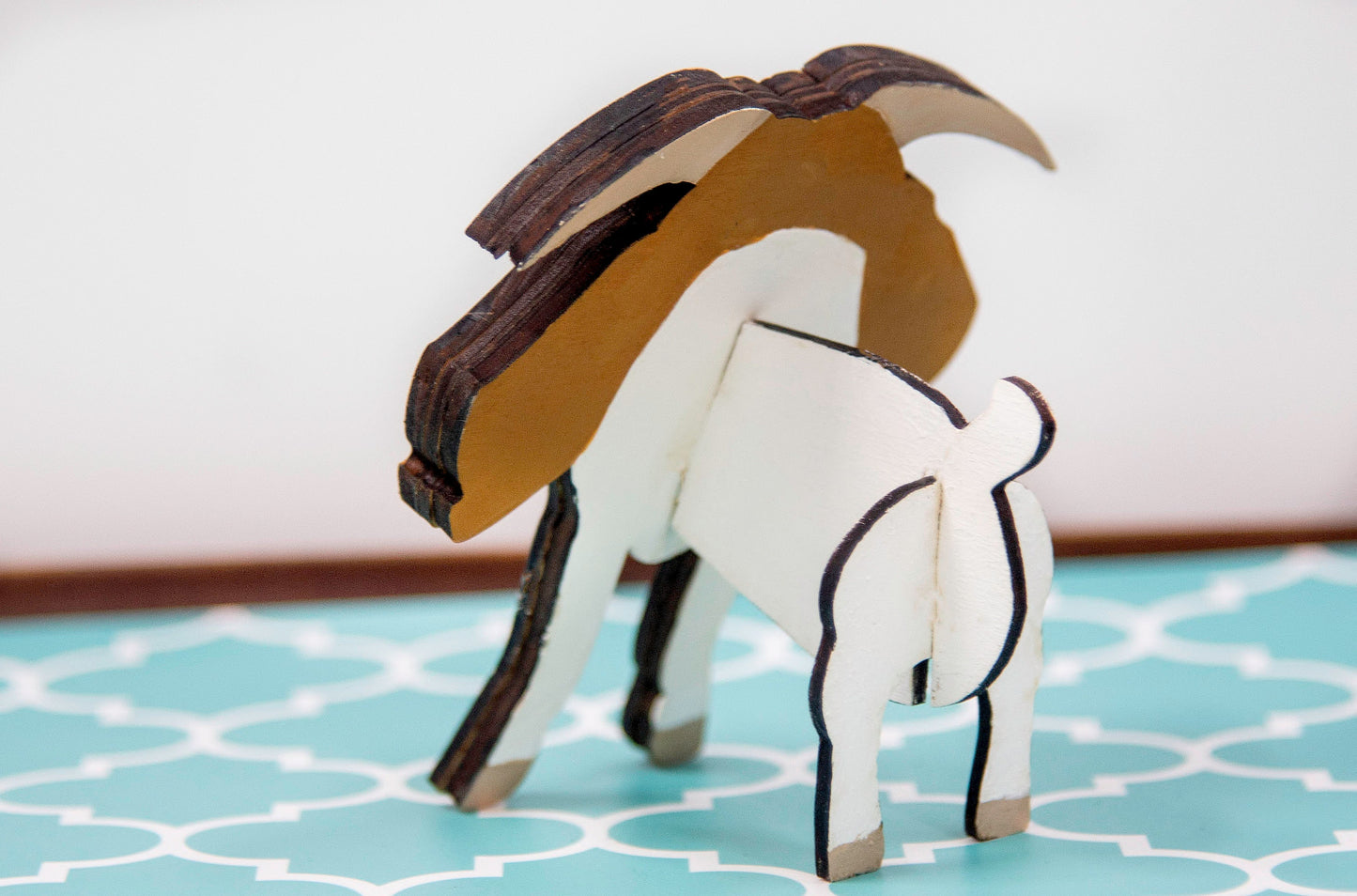 Custom goat eyeglasses holder- Glasses stand