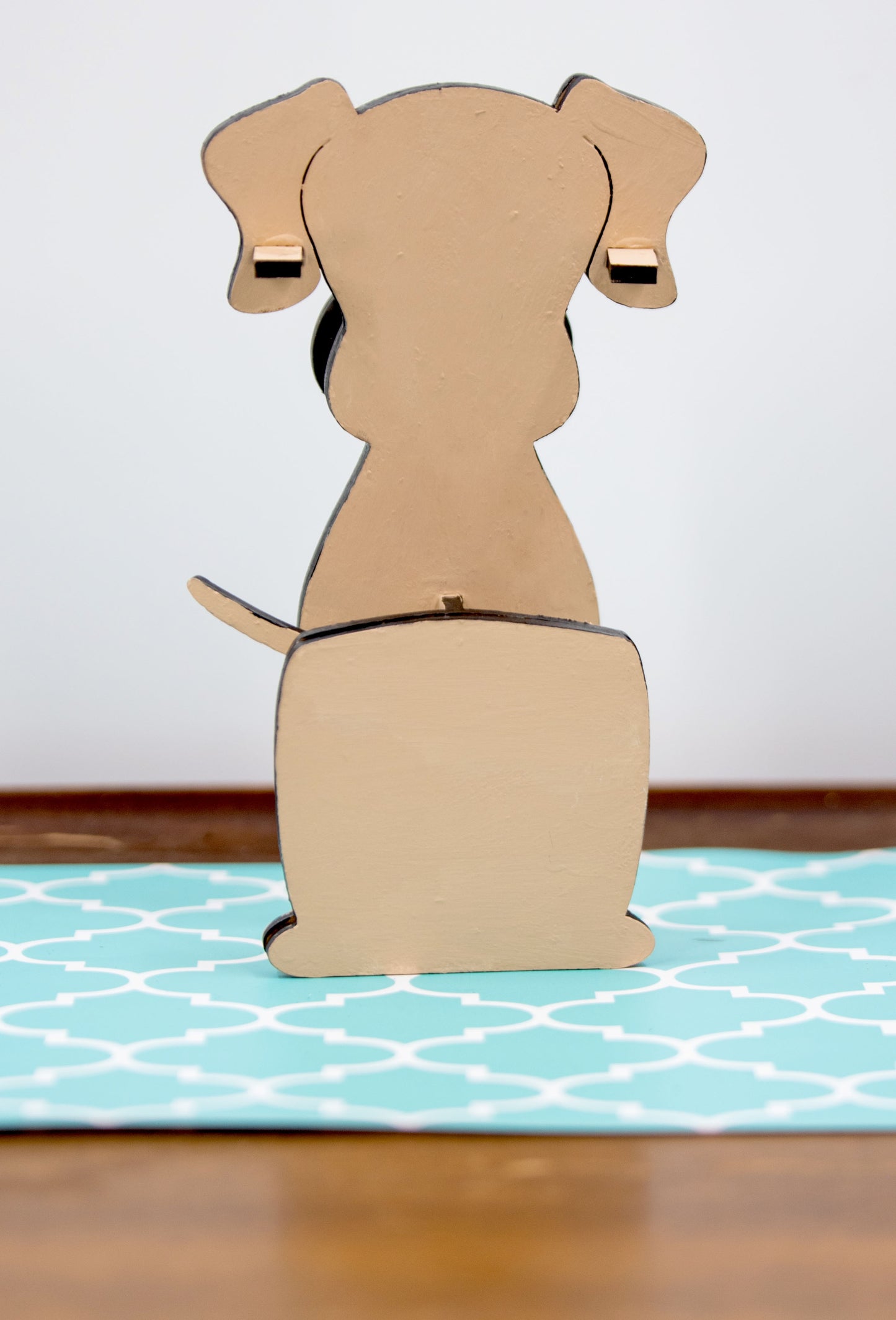 Handmade wooden glasses holder shaped like a Mastiff dog, featuring carved facial details and a sturdy snout that securely holds eyeglasses. Finished in rustic tones with optional personalization, this stand is perfect for Mastiff lovers and adds charm and function to any desk, nightstand, or shelf.