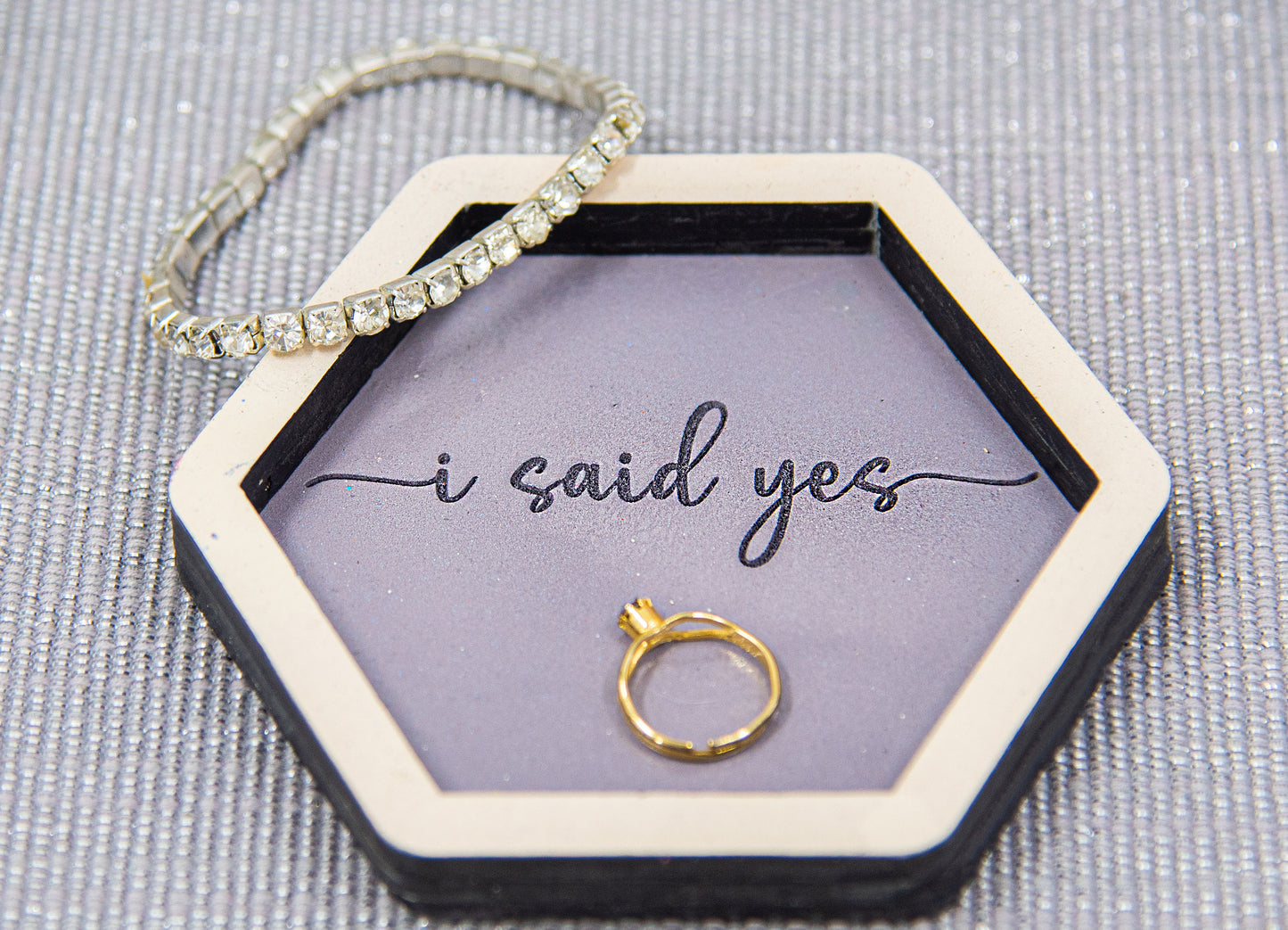 Set of small 3.75-inch round wooden trinket dishes available in various bright colors, each engraved with playful or inspiring sayings like 'Choose Happy,' 'Shit I Can’t Lose,' and 'Collect Moments Not Things.' These colorful dishes work perfectly as jewelry holders, desk catch-alls, or thoughtful gifts