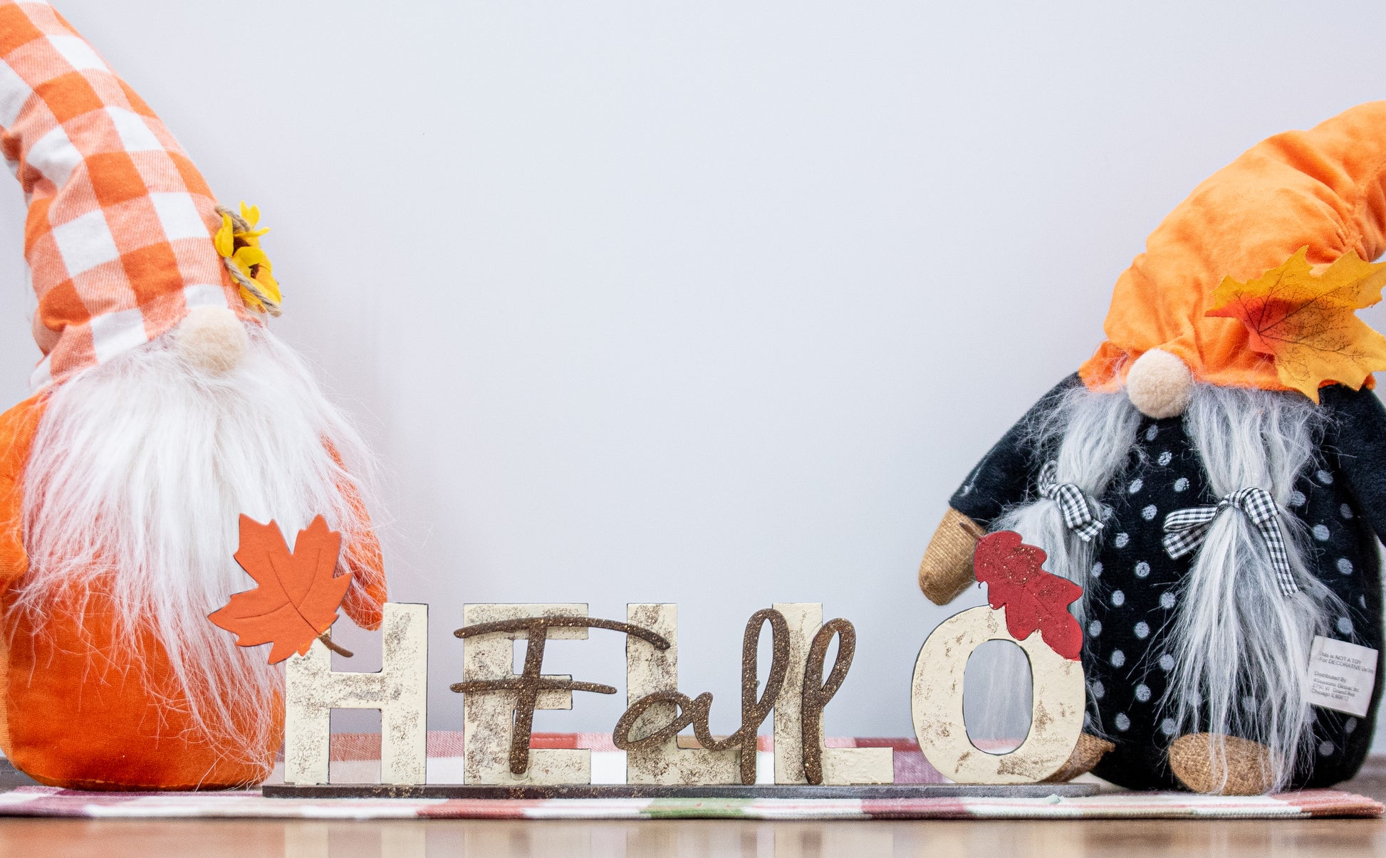 DIY wooden Hello Fall shelf sitter craft kit with autumn leaf accents, unfinished paint-your-own standing sign for fall and Thanksgiving home decor, rustic farmhouse seasonal decoration, includes all wood pieces for easy painting and assembly
