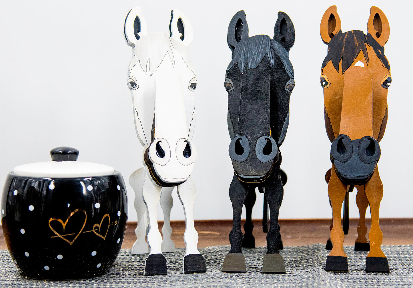 Horse Glasses Holder - Hand-Painted Wooden eyeglasses stand