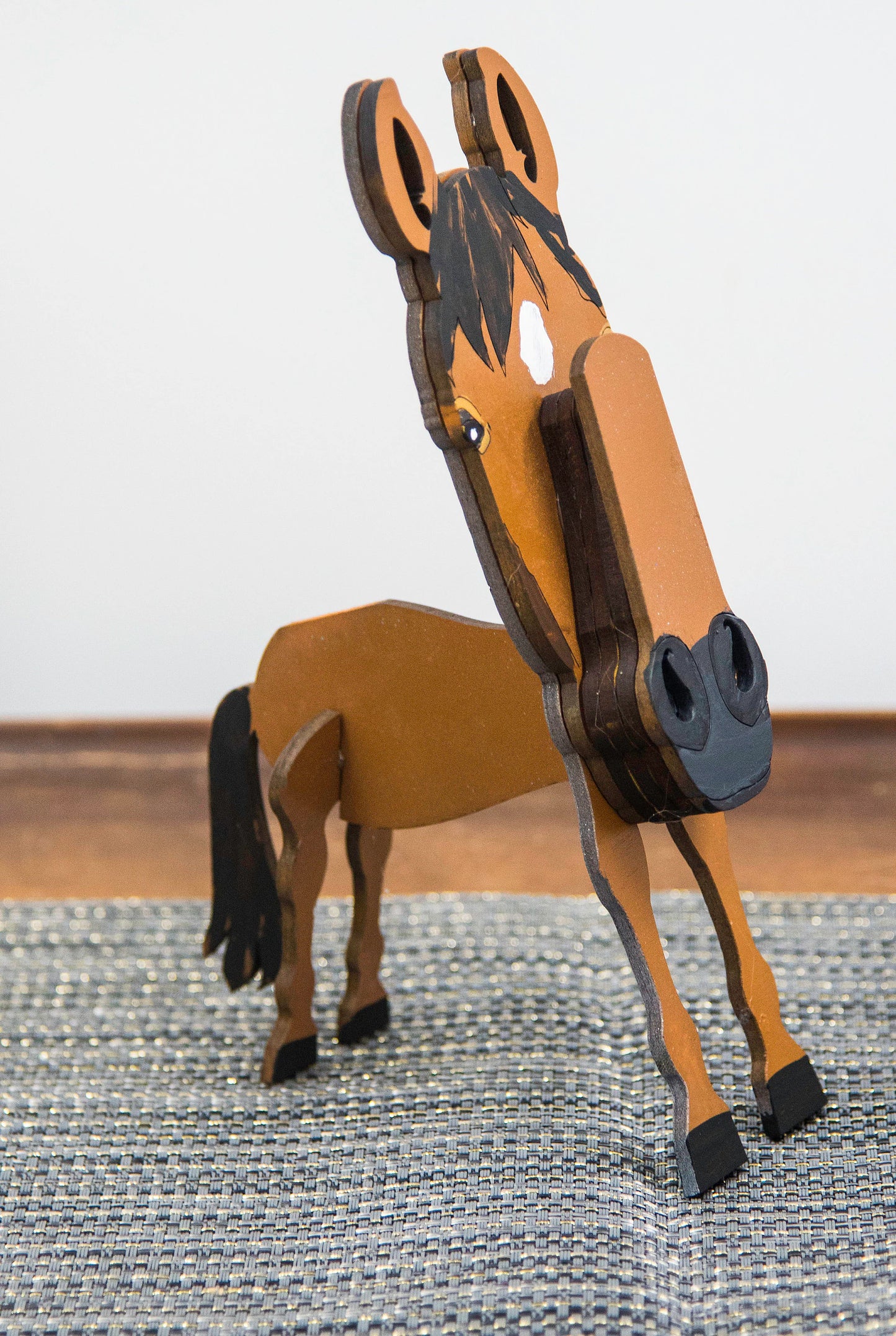 Horse Glasses Holder - Hand-Painted Wooden eyeglasses stand