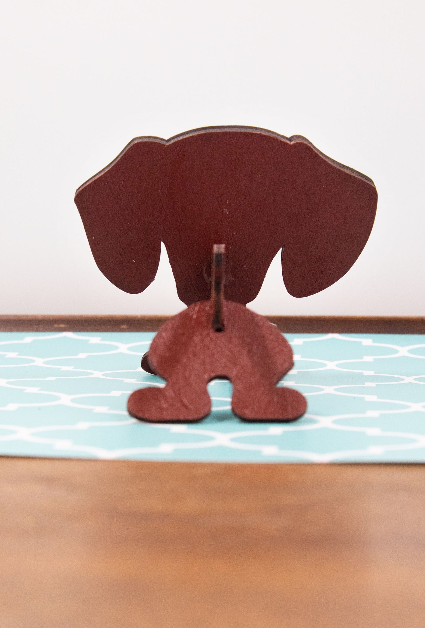Hand-Painted Dachshund Glasses Holder – Cute Eyeglass Stand for Dog Lovers