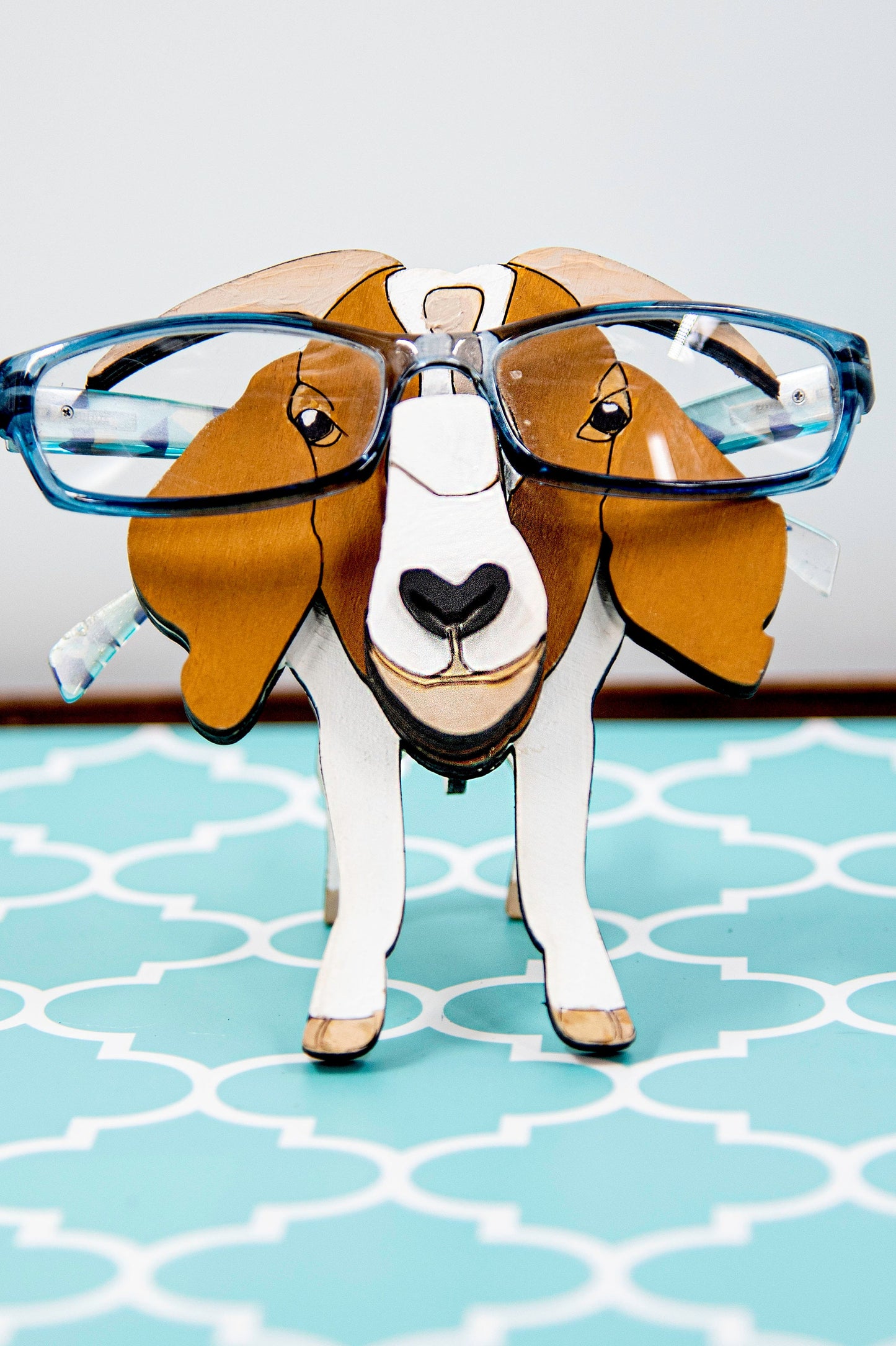 Custom goat eyeglasses holder- Glasses stand